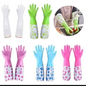 Long Silicon Hand Gloves (1 Pair)