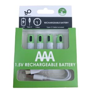 AAA Type-C Rechargeable Pencil Battery (Remote)