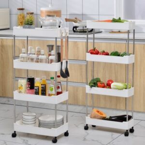 Multi-Layer Stainless Steel Stand Trolley Rack
