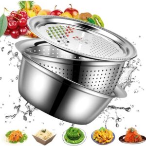 Vegetable Cutter with Drain Basket (3 in 1)