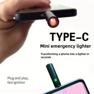 Premium Blowing Type-C Mobile Phone Cigarette Lighter