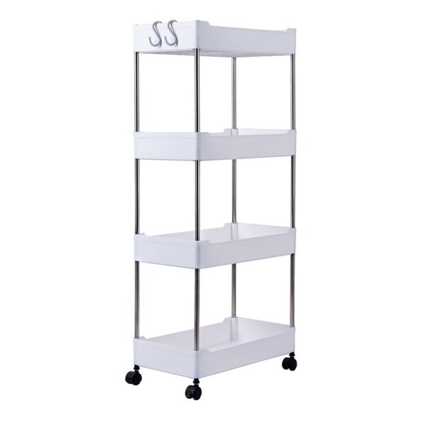 Multi-Layer Stainless Steel Stand Trolley Rack - Image 6