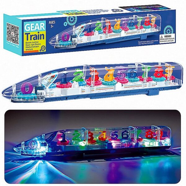 Transparent Gear Bullet Train